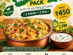 Pure veg biryani family weekend brunch pack